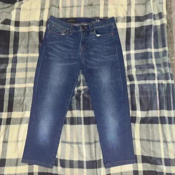 Women’s J Crew Cropped Reid Jeans - Picture 1 of 4